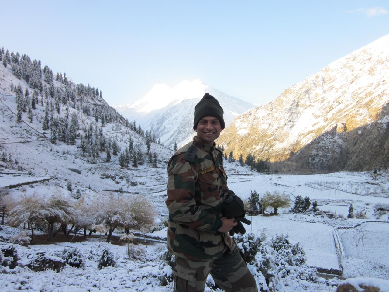 Army field-service photograph of Dr. Ajit Pratap Singh